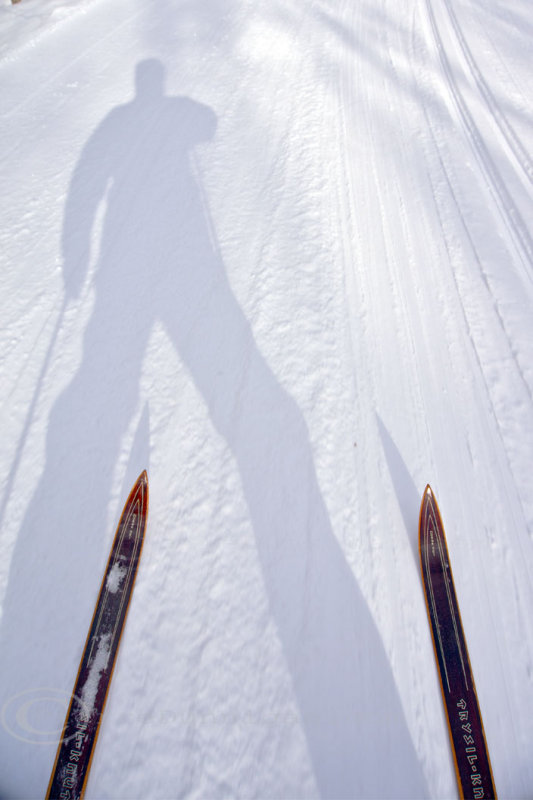 a skier's selfie