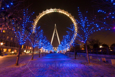 London Eye in Winter 2