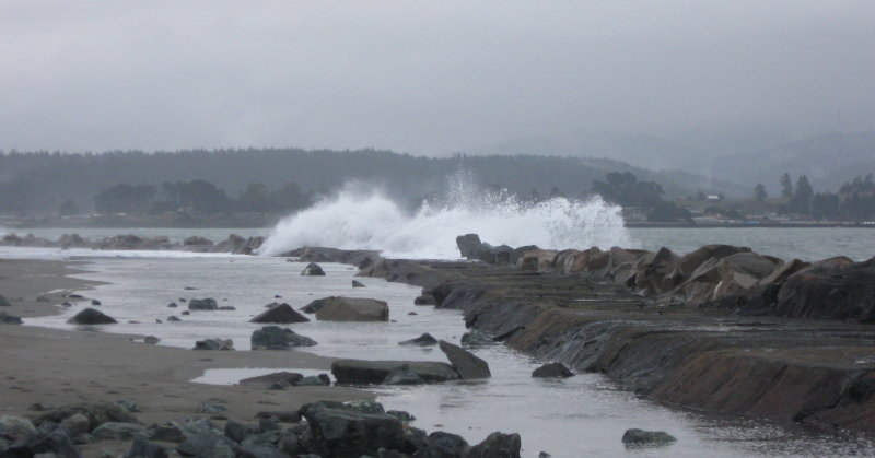 North Jetty 1.1.2017 - bay end
