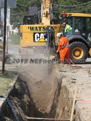 07/29/2015 Gas Main Break Whitman MA