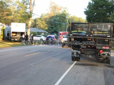 09/16/2015 Truck vs Building Whitman MA