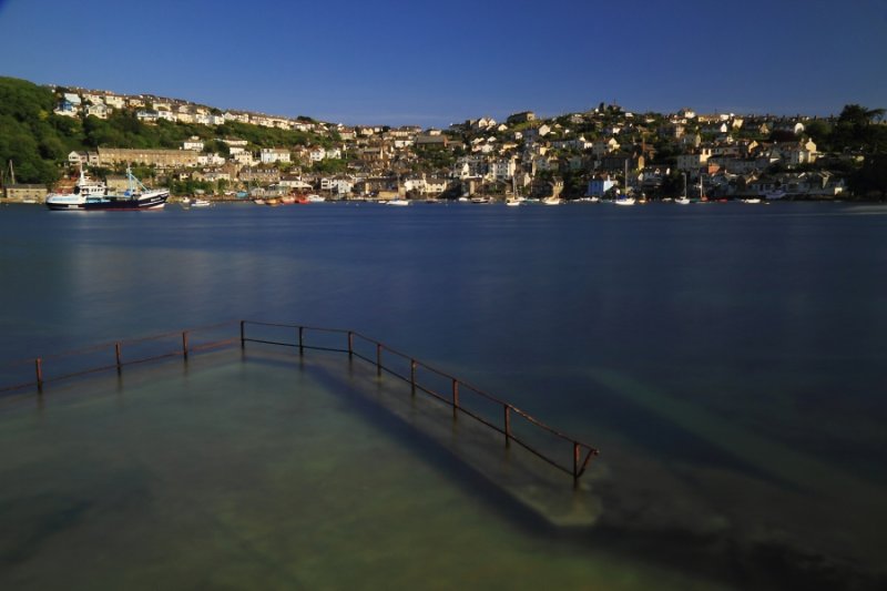 Polruan, from Fowey (long exposure)