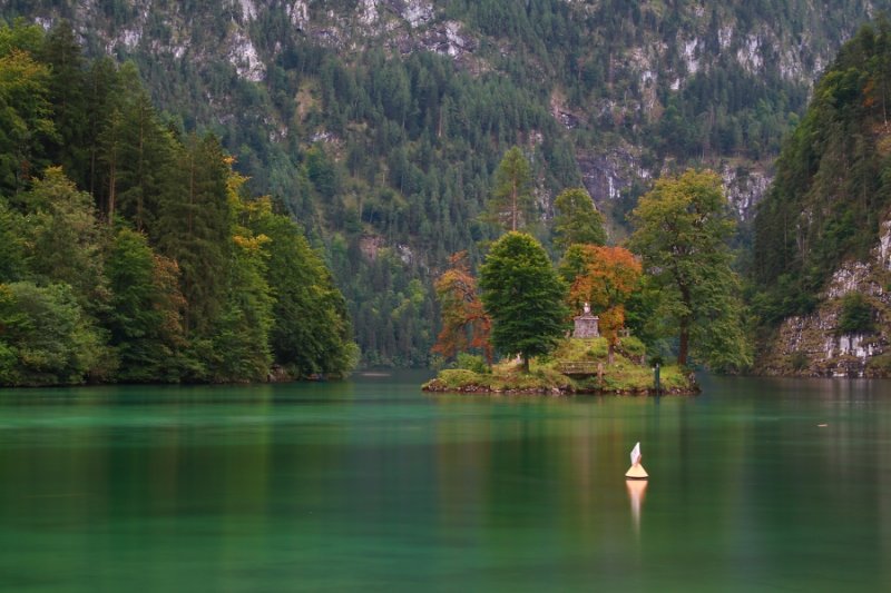 Island, Lake Knigssee