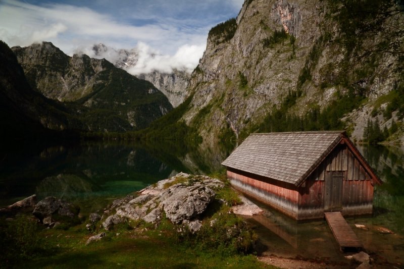 Obersee boathouse
