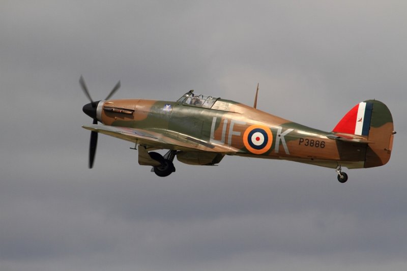 Hawker Hurricane getting airborne