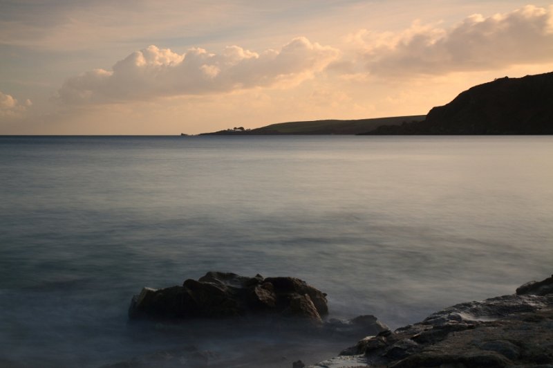 Pentewan beach, late afternoon