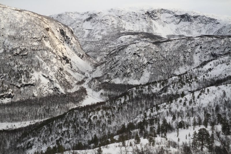 Arctic mountainscape, Nordland