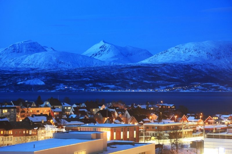 'Blue hour', Narvik