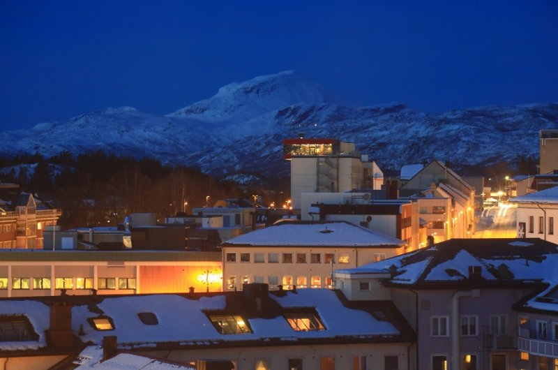 'Blue hour', Narvik