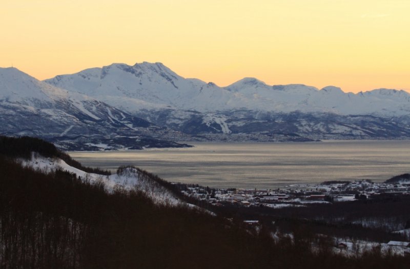 En route to Narvik, late afternoon
