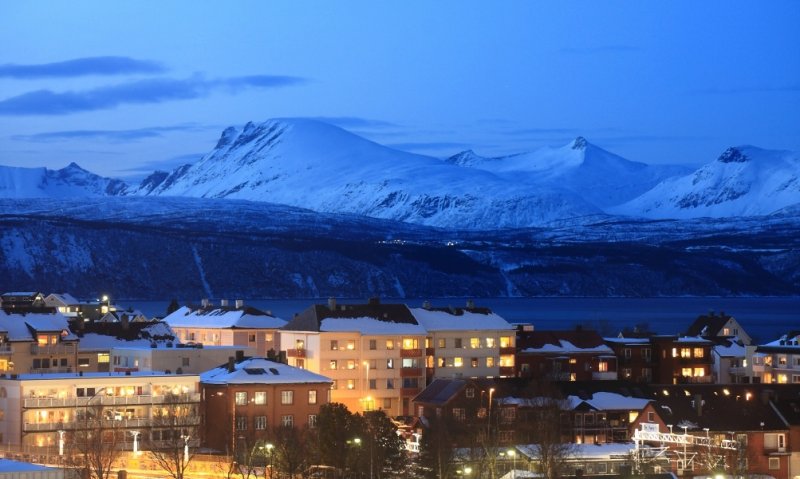 Narvik, Ofotfjord and mountains
