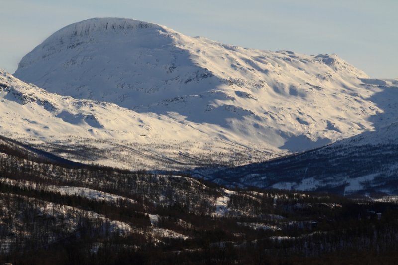 Mountainscape, seen from the Polar Wildlife Centre