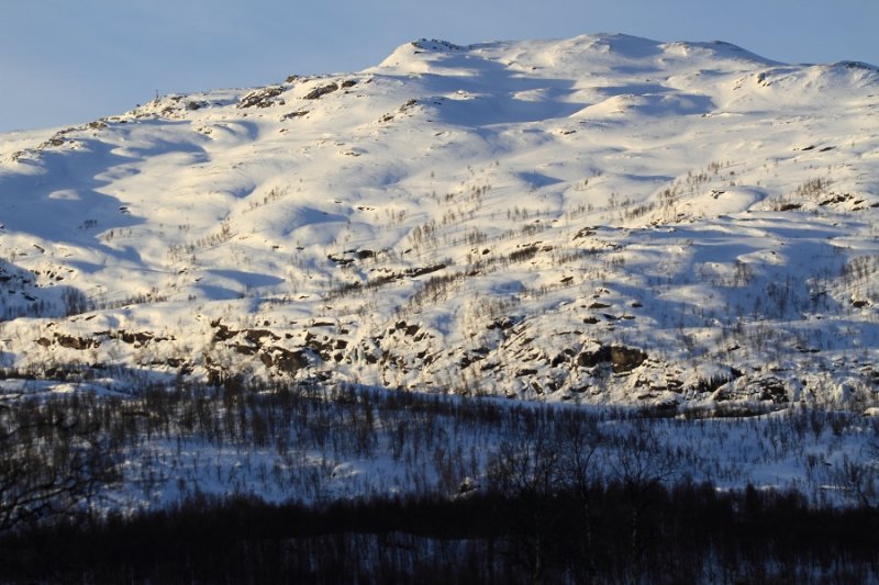 Mountainscape, seen from the Polar Wildlife Centre
