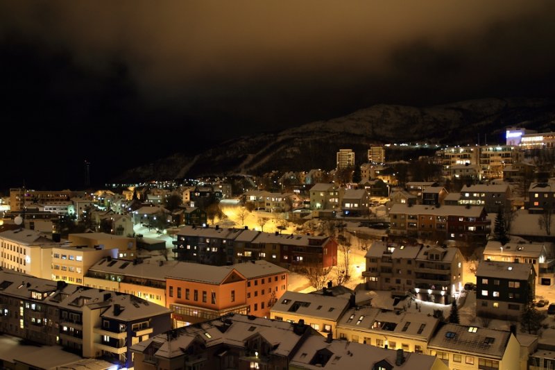 Narvik at night