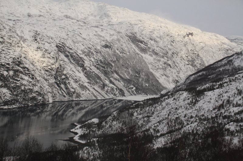 Eastern end of Rombaksfjorden