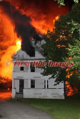 Webster MA - Fire in a Vacant Structure; 16 Granite St. - June 17, 2013