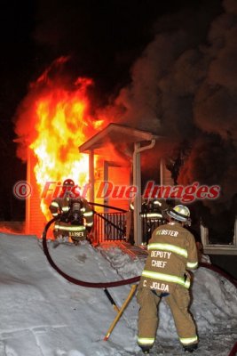 Webster MA - Fire in an Occupied dwelling; 11 Malden Ave. - March 4, 2015