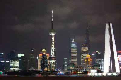 Shanghai, Skyline et l'emetteur TV (468 m)
