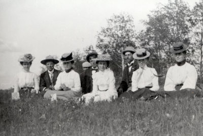 Group in Field