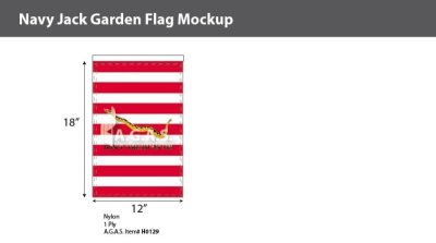 Online Navy flags - Navy Jack Stick Flags