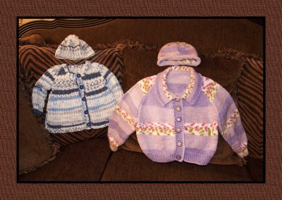 Mom's Knitting for Daimyen & Oriya