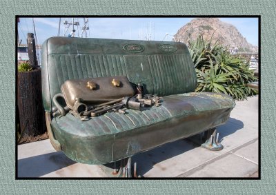 Morro Bay Classic Ford Bench Seat Sculpture