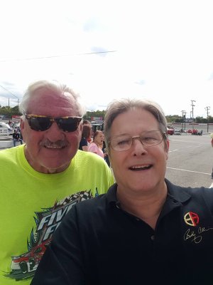 Doug Deal and I at the All American 400 2016 Nashville Fairgrounds Speedway