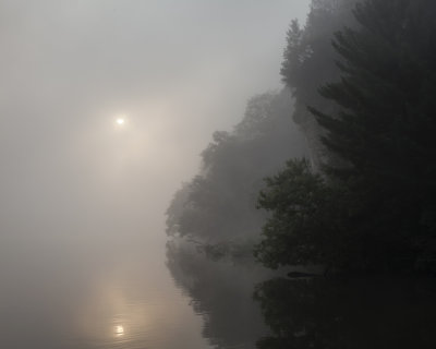 Sunrise Through the Fog 