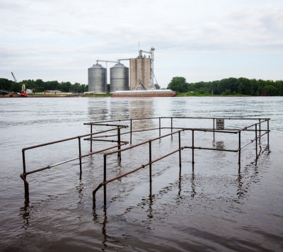 Flooded Fishing Dock
