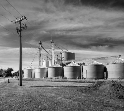 Grain Bins at Mt Morris 