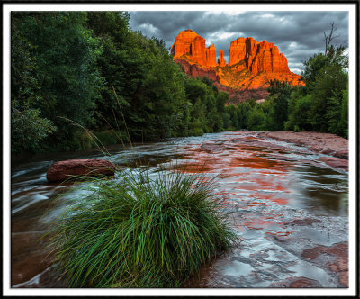 Glowing Cathedral Rock
