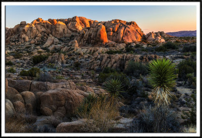 First Light on the Jumbled Rocks