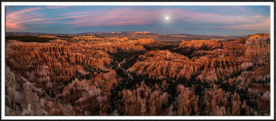 Moonrise Over Bryce Canyon