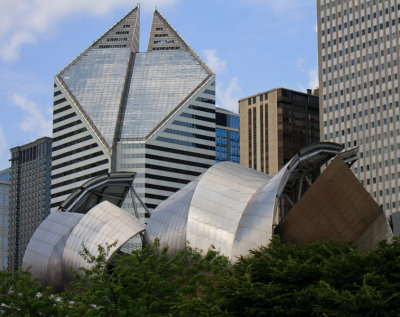 Jay Pritzker Pavillion, by Frank Gehry
