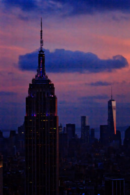 Empire State Building and Manhattan
