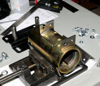 Motor shell with modded bracket