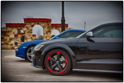 Audi TT and Blue 911
