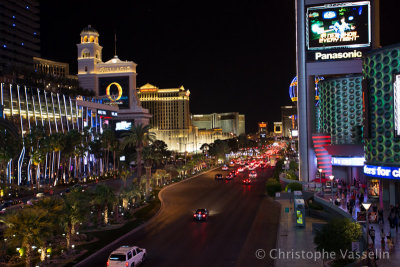 The strip of Las Vegas