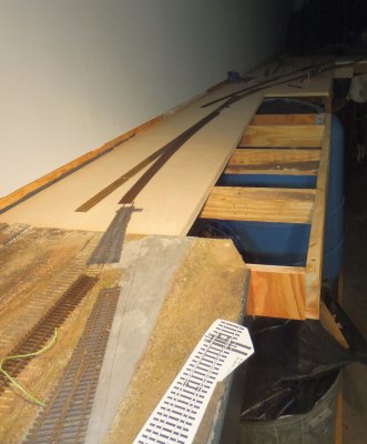 Plywood between Ransom and Tunkhanock cut to fit