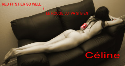Cline - Red fits her so well / Le rouge lui va si bien