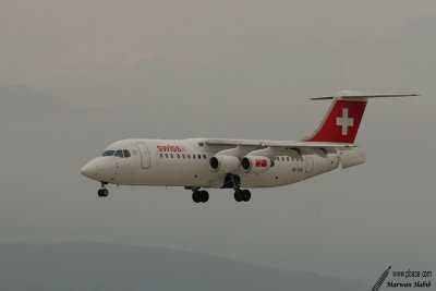 Avro RJ100 Swiss