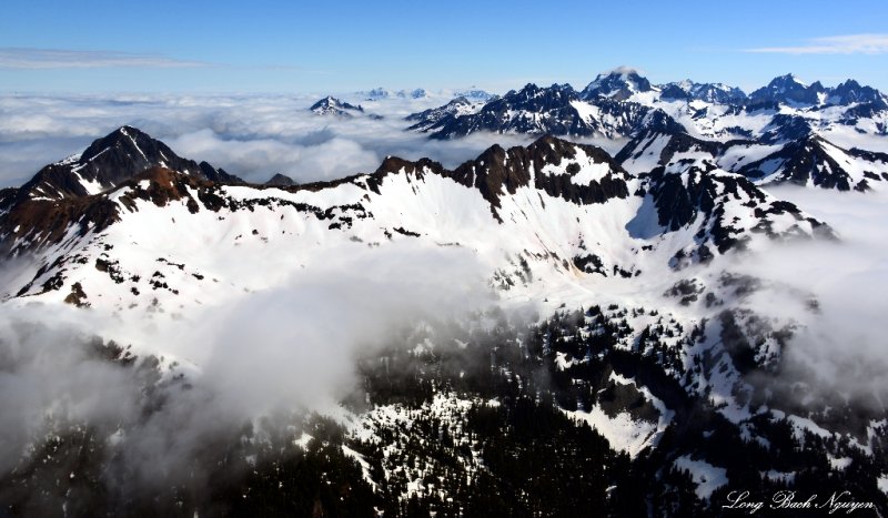 Red Face Mtn, Bear Mountain, Mount Redoubt, North Cascades National Park, Washington 