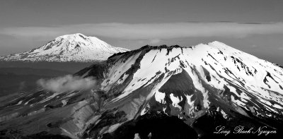 Mount St Helens and Mt Adams, Washington 757