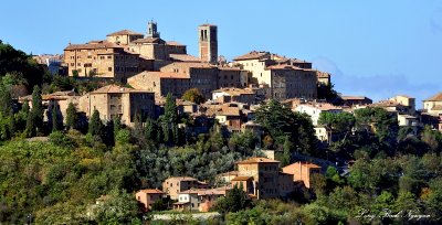 Hill town of Montepulciano Italy