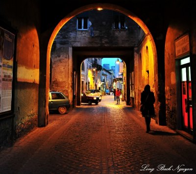 east gate of Tarquinia, Italy