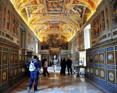 Hall in Vatican Museum, Rome, Italy 083