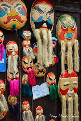 masks, Temple of Literature, Hanoi, Vietnam  