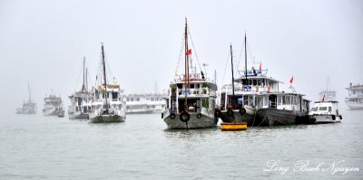 waiting for passengers, Ha Long Bay, Vietnam 