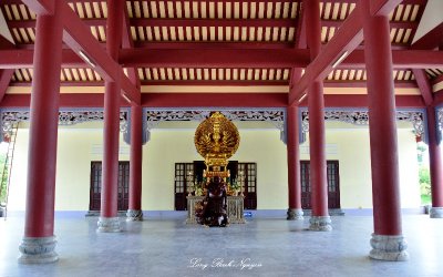 temple at Linh Ung Pagoda, Son Tra, Da Nang, Vietnam  