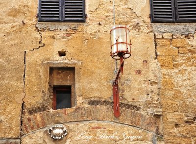 wall and window, San Gimignano, Italy 